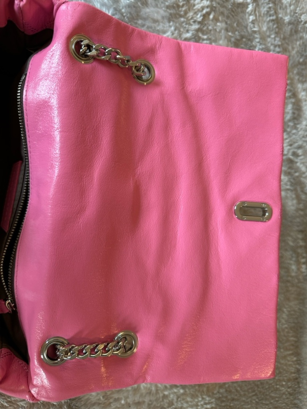 Authentic Marc Jacobs The Quilted Dual Convertible Shoulder Bag Bow Pink - Picture 9 of 16